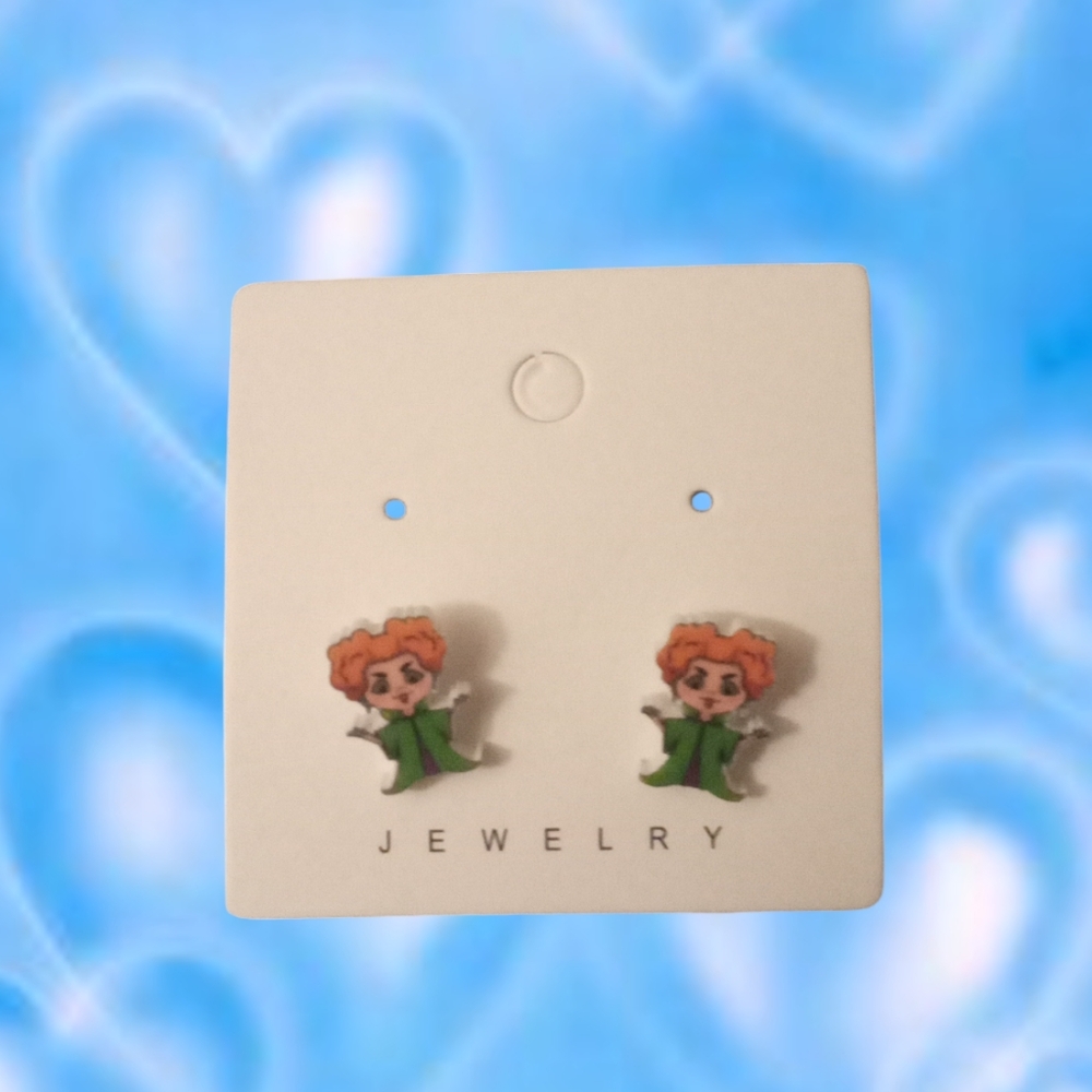 Hocus pocus mini stud earrings